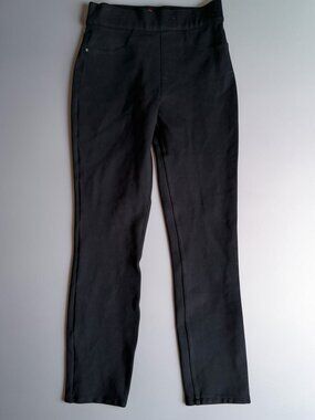 SPANX Black Stretch Ankle Pants Size Small
